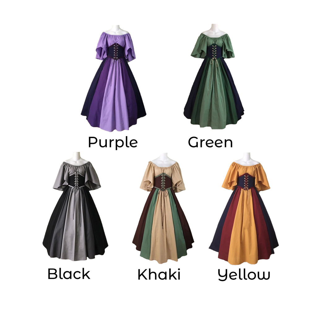 European Medieval Retro Queen Dress – Halloween Costume