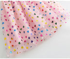 Star Squad Heart Dress – Girls' Pop Star Costume Dress