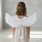 White & Black Feather Angel Wings – Cosplay & Party Props