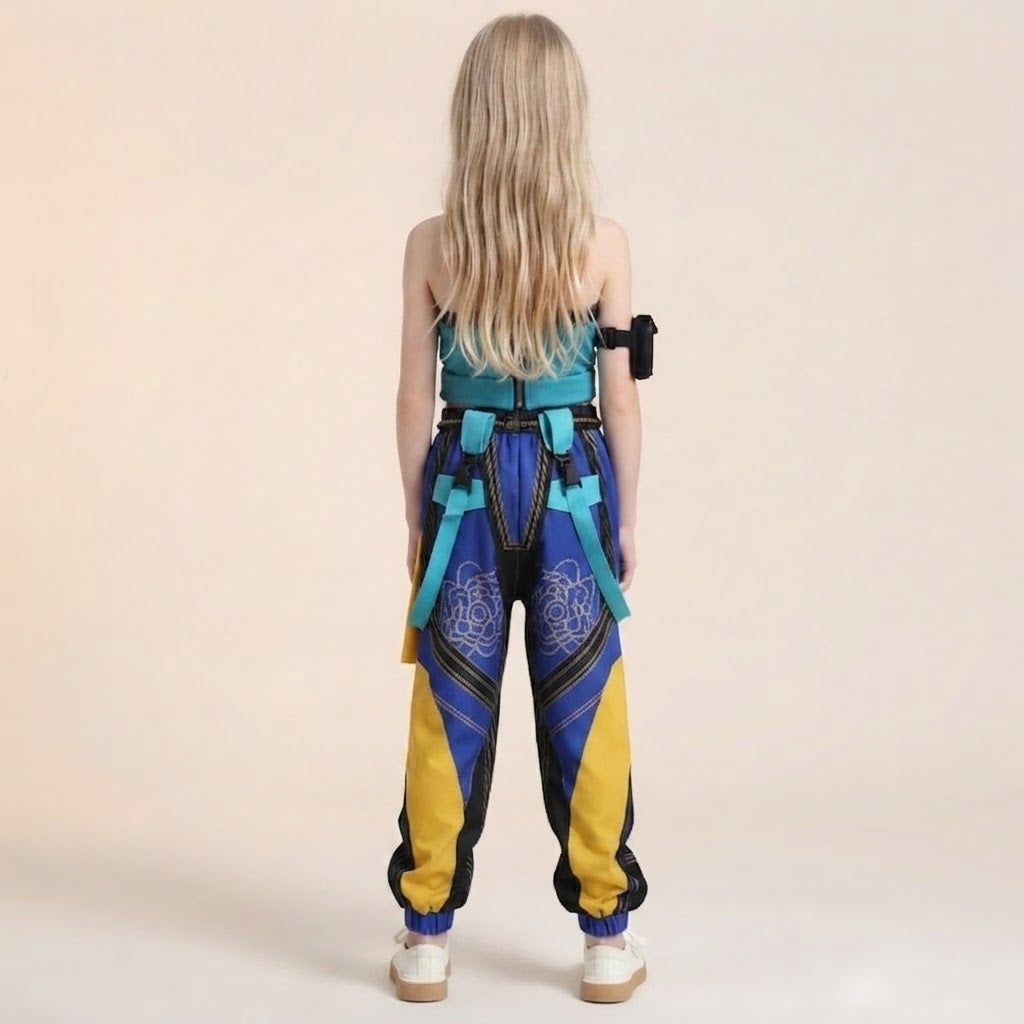 Lotus Pop Hero – K-Pop Fantasy Costume for Girls