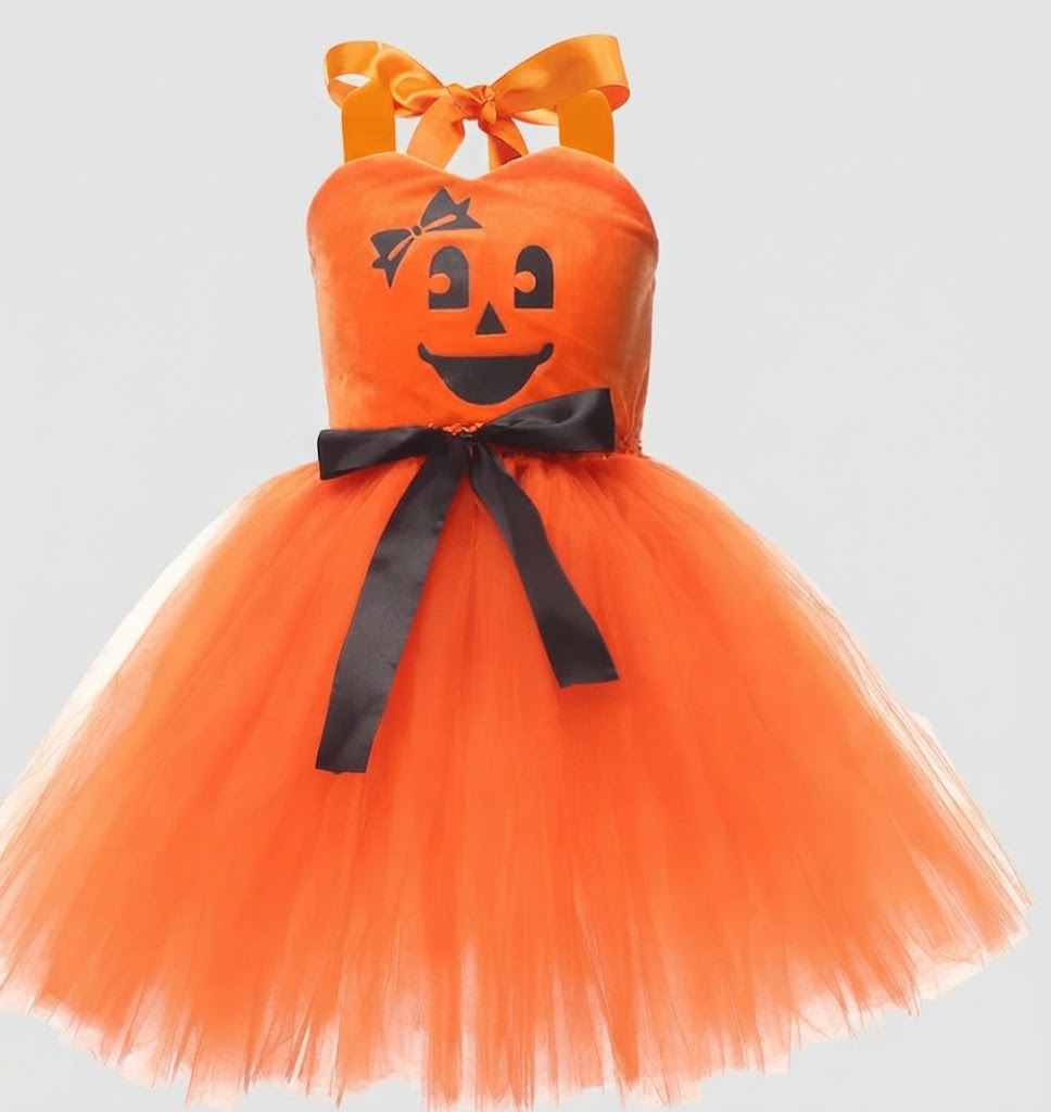 Pumpkin Witch Tutu Dress