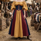 European Medieval Retro Queen Dress – Halloween Costume