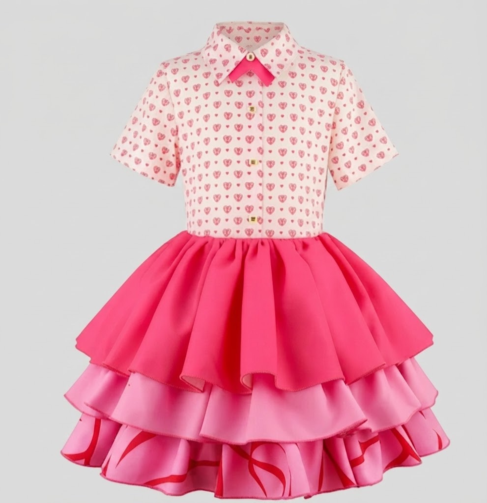 Rebel Hair Costume Dress & Wig Set