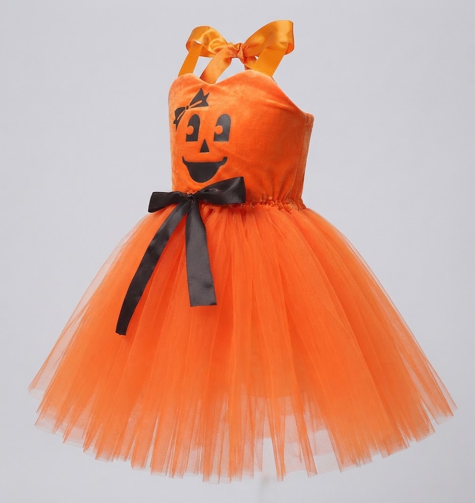 Pumpkin Witch Tutu Dress