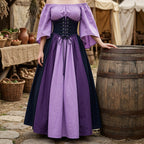 European Medieval Retro Queen Dress – Halloween Costume