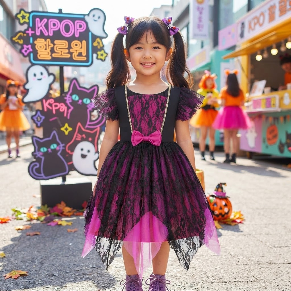 Girls Magical Bat Princess Costume