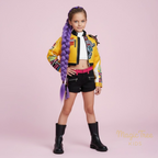 K-Pop Idol Warrior – Girls’ Costume Set Inspired by Pop Stage Divas