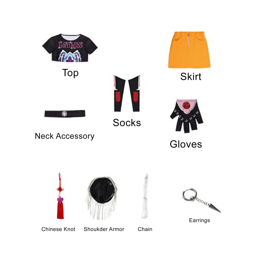 Rumi Girl Cosplay Costume Anime Mira Roleplay Outfit