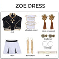 K-Pop Black &amp; Gold Rumi Zoey Mira Cosplay Costume for Women – Halloween, Parties &amp; Role Play