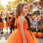 Pumpkin Witch Tutu Dress