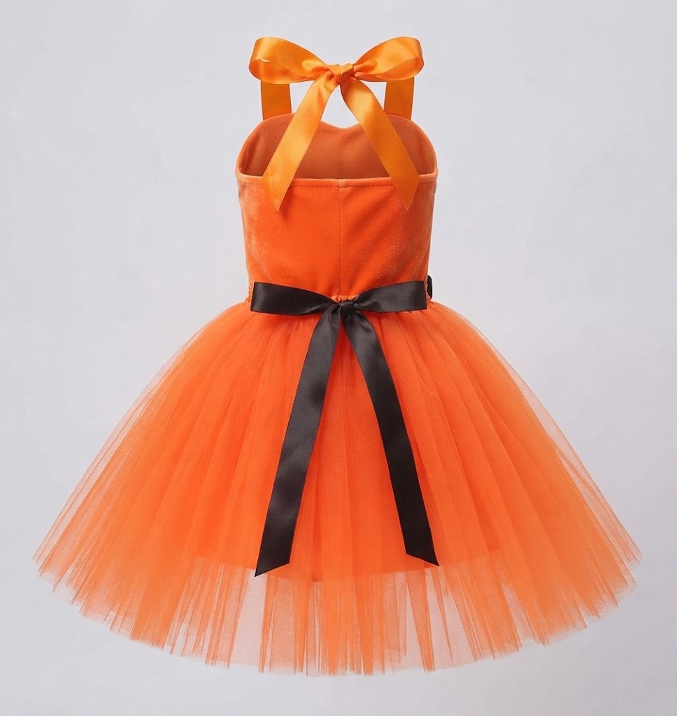 Pumpkin Witch Tutu Dress