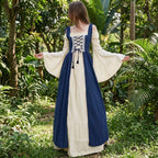 Renaissance Corset Dress, Medieval Fairy Gown for Women, Cottagecore Outfit, Fantasy Larp Costume, Ren Faire Dress, Larp Elf Dress