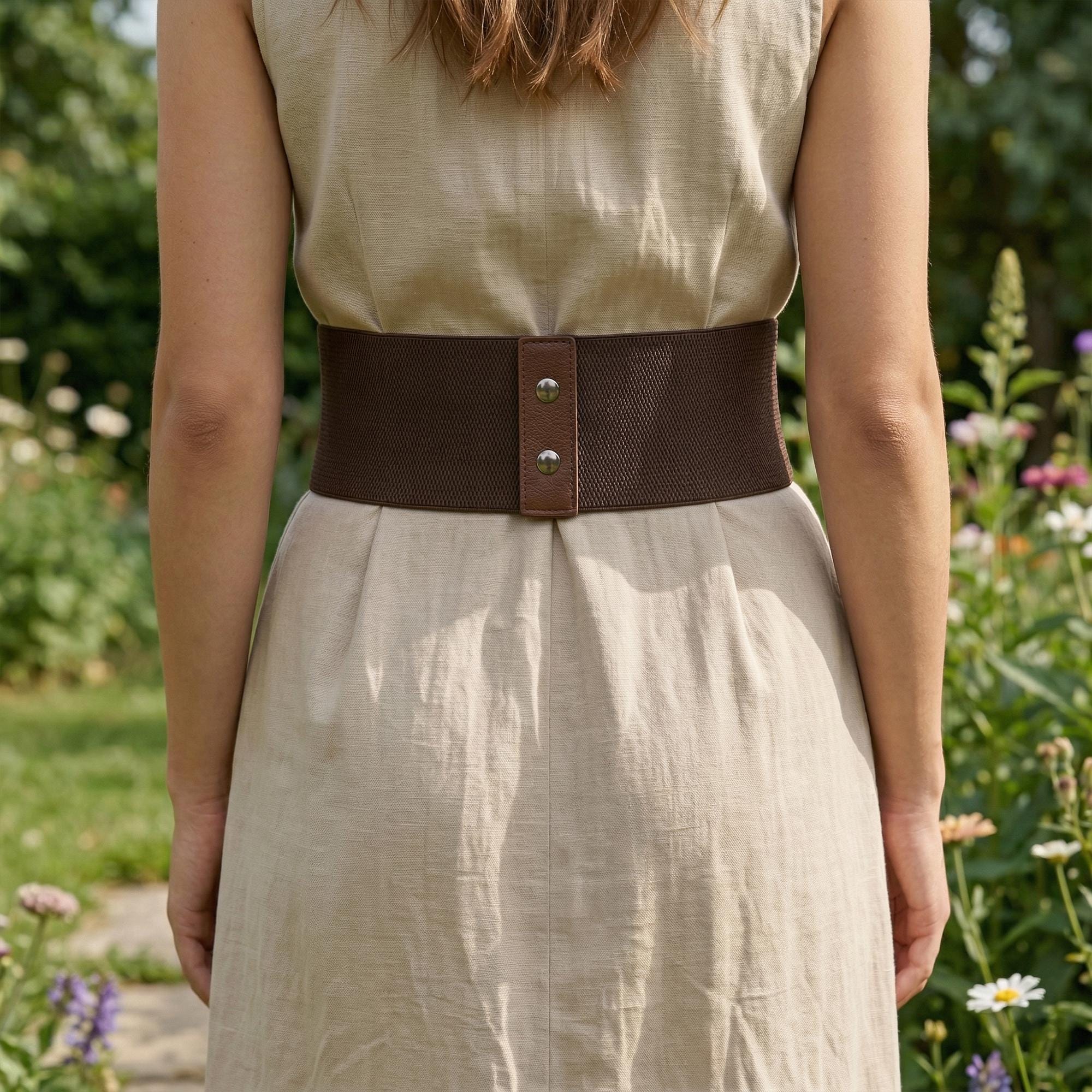 Corset Waist Cincher Belt Plus Size, Faux Leather Lace Up Belt, Medieval Renaissance Costume Belt, Ren Faire LARP Accessory