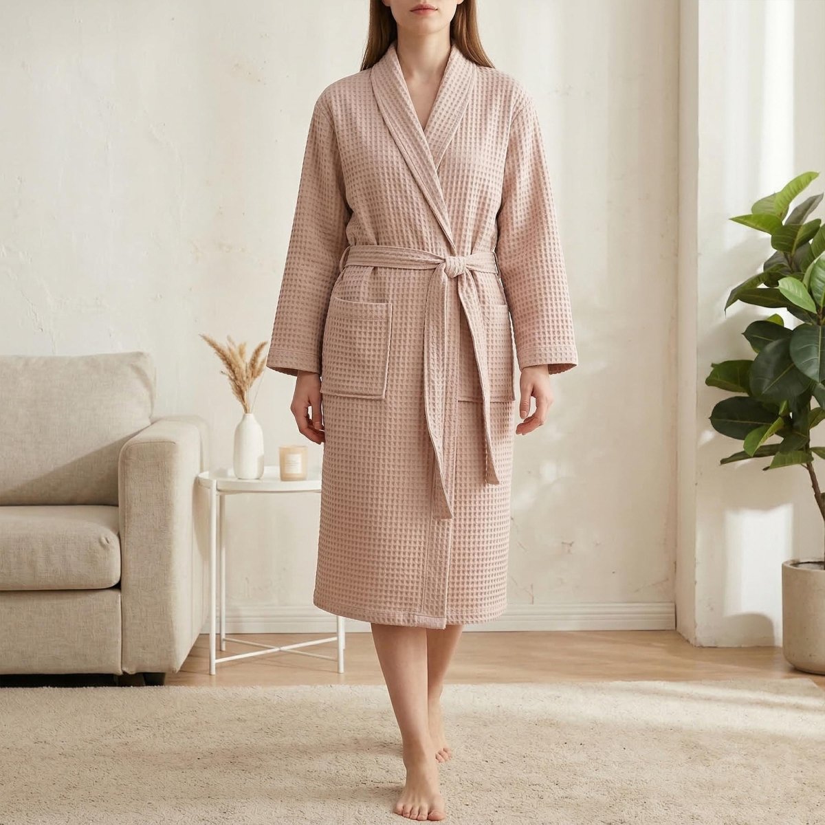 Organic Cotton Robe, 4 Layer Muslin Bathrobe, Soft Gauze Spa Robe, – Tunic Costumes Organic Cotton Robe, 4 Layer Muslin Bathrobe, Soft Gauze Spa Robe, – Tunic Costumes