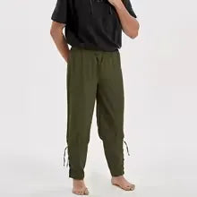 Men's Viking Pants, Medieval Renaissance Trousers, Larp Cosplay