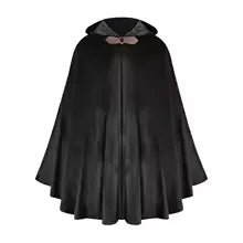 Medieval Hooded Cloak, Renaissance Fantasy Cape, Viking Larp Costume Cloak, Wizard Gothic Cosplay Hooded Cape