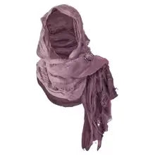 Apocalyptic Hooded Scarf Cape, Distressed Desert Style Shawl, Ragged Hooded Wrap, Avant-Garde Streetwear, Gothic Festival Scarf