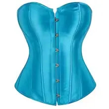 Silk Satin Corset Dress, Renaissance Body Shaping Gown, Medieval Cosplay Outfit